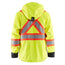 IMPERMEABLE AVEC CAPUCHE JAUNE HAUTE VISIBILITÉ - LARGE