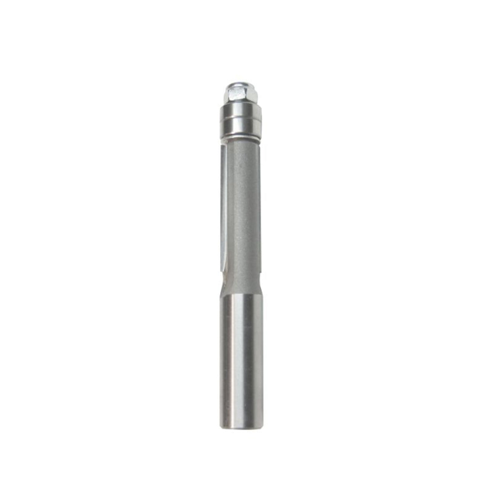 Mèche toupie 1/2'' de diamètre, pointe en carbure, embout affleurant avec double roulement à billes, 2 cannelures, tige 1/2'', longueur 4 1/2''
