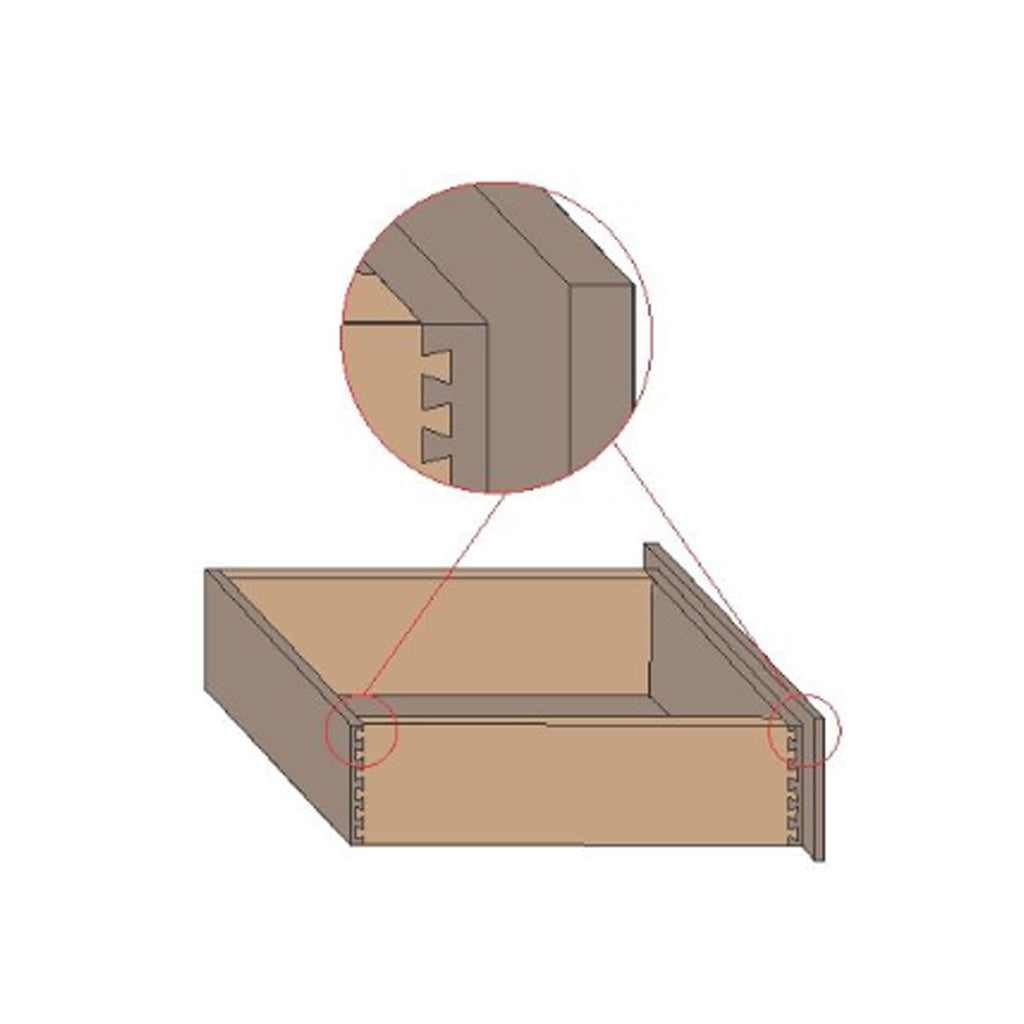 Mèche toupie 1/2'' de diamètre, pointe en carbure, embout à queue d'aronde, 2 cannelures, RH, tige 1/4'', longueur 1 3/4''