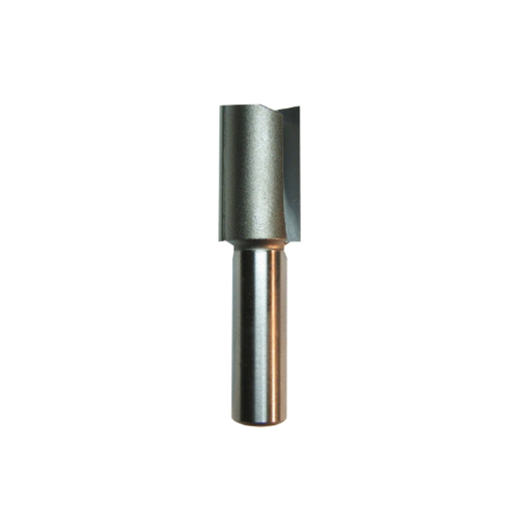 Mèche toupie 20 mm de diamètre, pointe en carbure, embout droit, 2 cannelures, tige 1/2'', longueur 2 5/8''