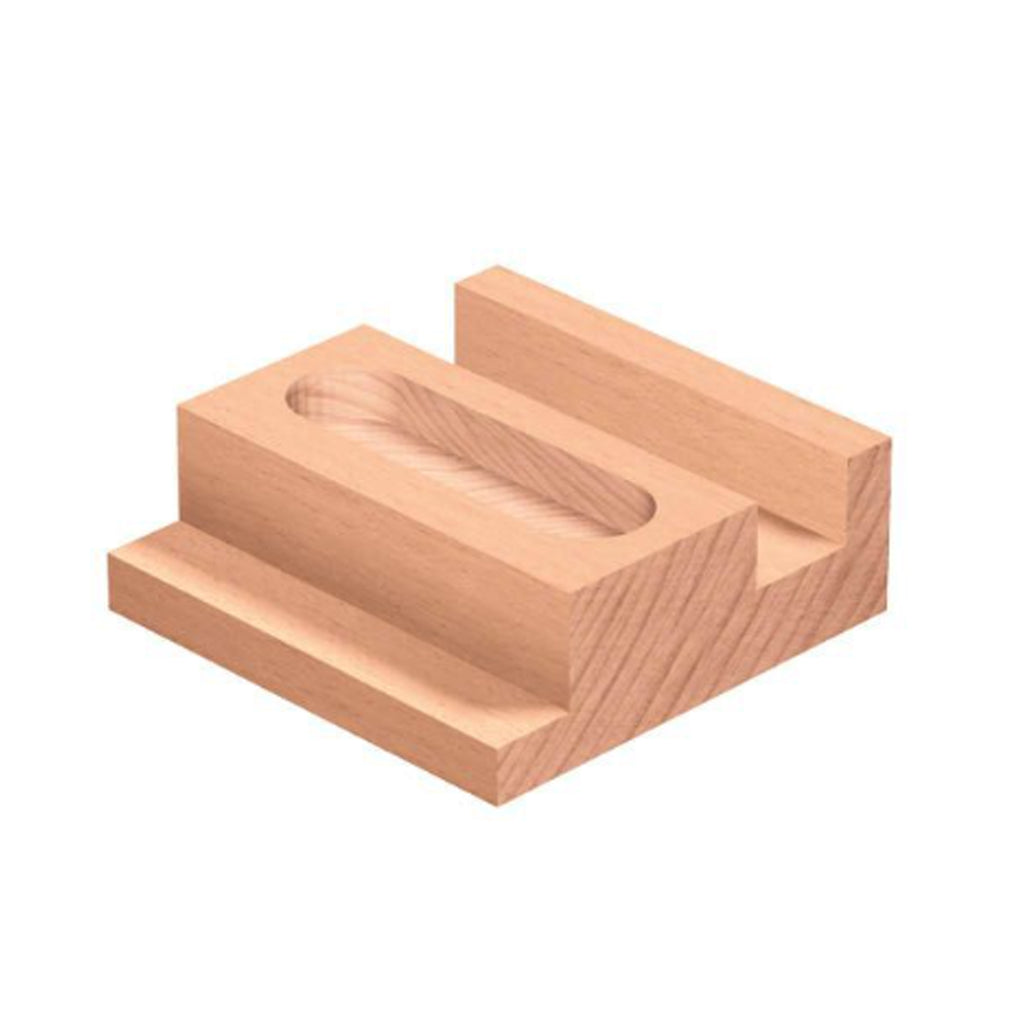Mèche toupie 1'' de diamètre, pointe en carbure, embout droit, 2 cannelures, tige 1/2'', longueur 2 5/8''