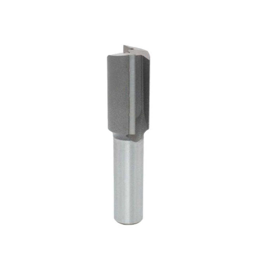 Mèche toupie 3/4'' de diamètre, pointe en carbure, embout droit, 2 cannelures, tige 1/2'', longueur 2 7/8''