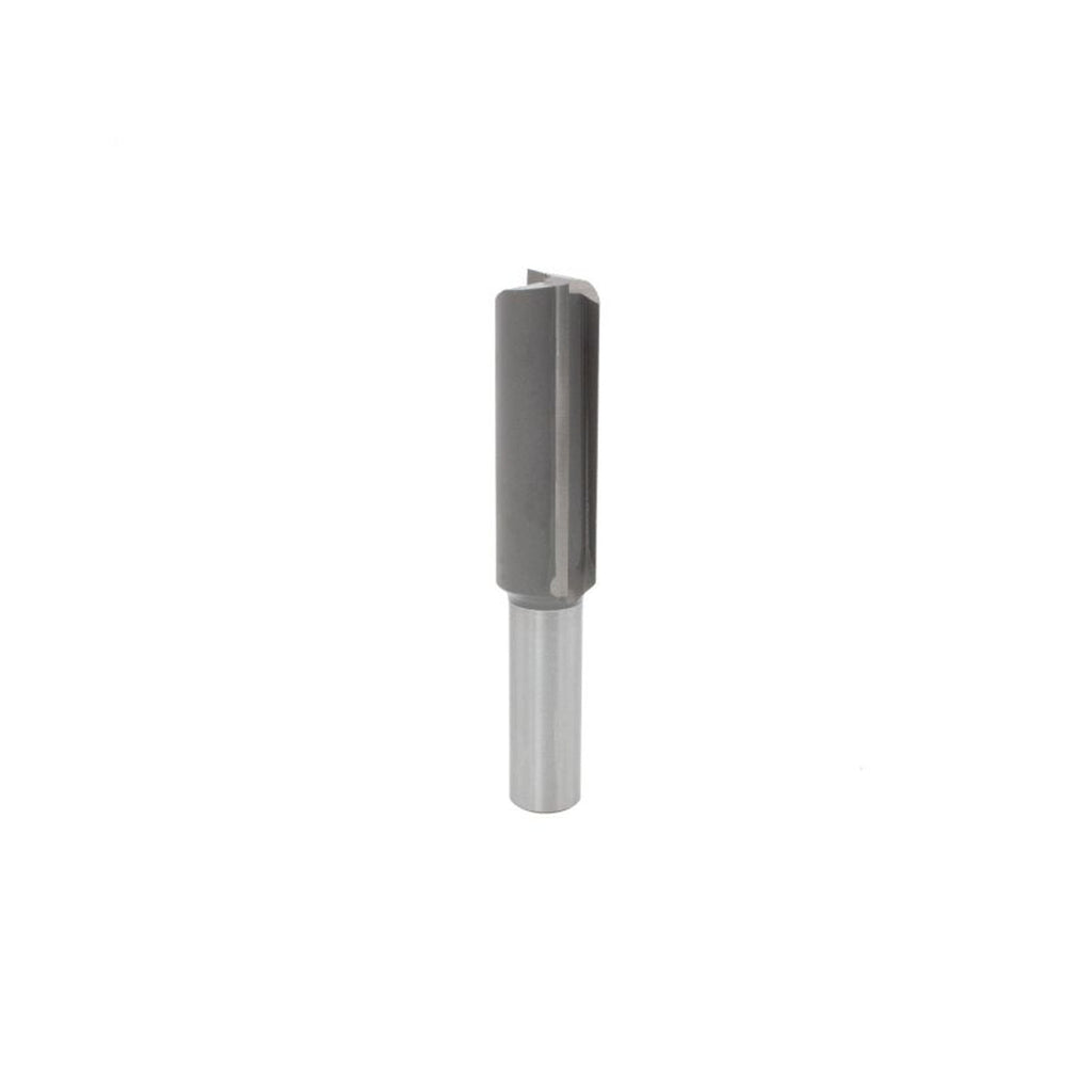 Mèche toupie 3/4'' de diamètre, pointe en carbure, embout droit, 2 cannelures, tige 1/2'', longueur 3 5/8''