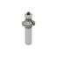 Mèche toupie 1'' de diamètre, pointe en carbure, embout arrondi avec roulement à billes 1/2'', 2 cannelures, tige 1/2'', longueur 2 5/16''