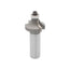 Mèche toupie 1'' de diamètre, pointe en carbure, embout à perles avec roulement à billes 3/8'', 2 cannelures, tige 1/2'', longueur 2 5/16''