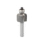 Mèche toupie 3/4'' de diamètre, pointe en carbure, embout à anse avec roulement à billes, 2 cannelures, tige 1/4'', longueur 2 1/16''