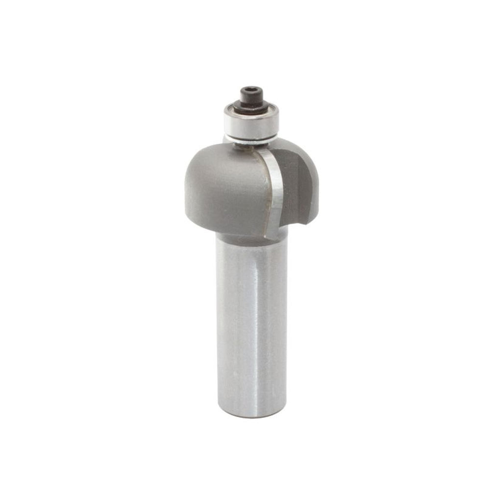 Mèche toupie 1'' de diamètre, pointe en carbure, embout à anse avec roulement à billes, 2 cannelures, tige 1/2'', longueur 2 7/16''