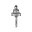 Mèche toupie 1'' de diamètre, pointe en carbure, embout à doucine romaine avec roulement à billes, 2 cannelures, tige de 1/4'', longueur de 2 1/16''