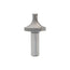Mèche toupie 1 3/8'' de diamètre, pointe en carbure, embouts arrondis avec pointe d'alésage, 2 cannelures, tige de 1/2'', longueur de 2 3/4''
