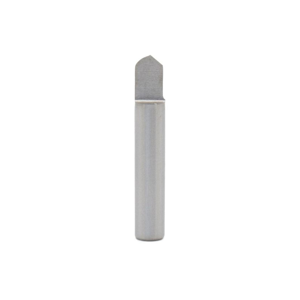 Mèche toupie 1/4'' de diamètre, carbure monobloc, mèche veineuse à fond rond, tige 1/4'', longueur 1 1/2''