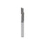 Mèche toupie 1/4'' de diamètre, embout droit à dents décalées, pointe en carbure, tige 1/4'', longueur 2 1/4''