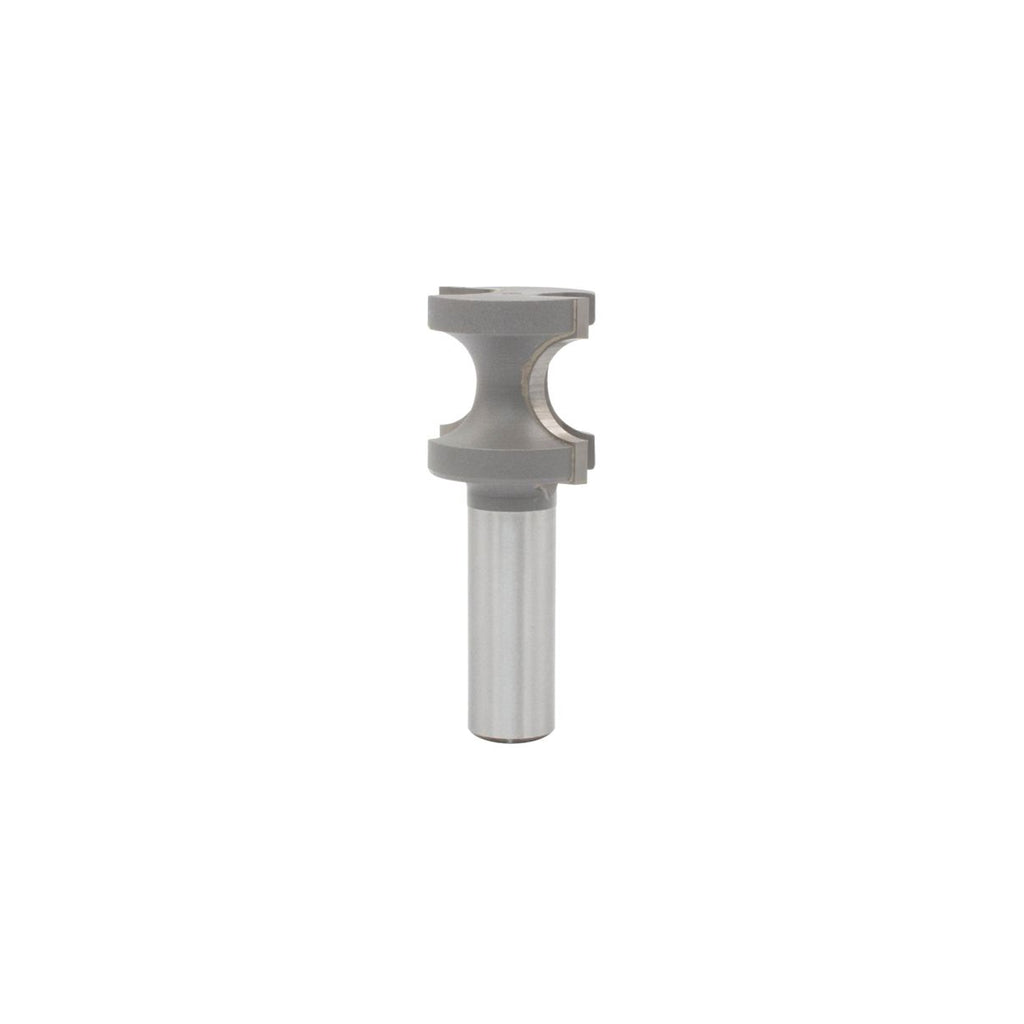 Mèche toupie 1 1/32'' de diamètre, pointe en carbure, embout demi-rond, 2 cannelures, tige de 1/2'', longueur de 2 1/2''