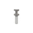 Mèche toupie 1 1/32'' de diamètre, pointe en carbure, embout demi-rond, 2 cannelures, tige de 1/2'', longueur de 2 1/2''