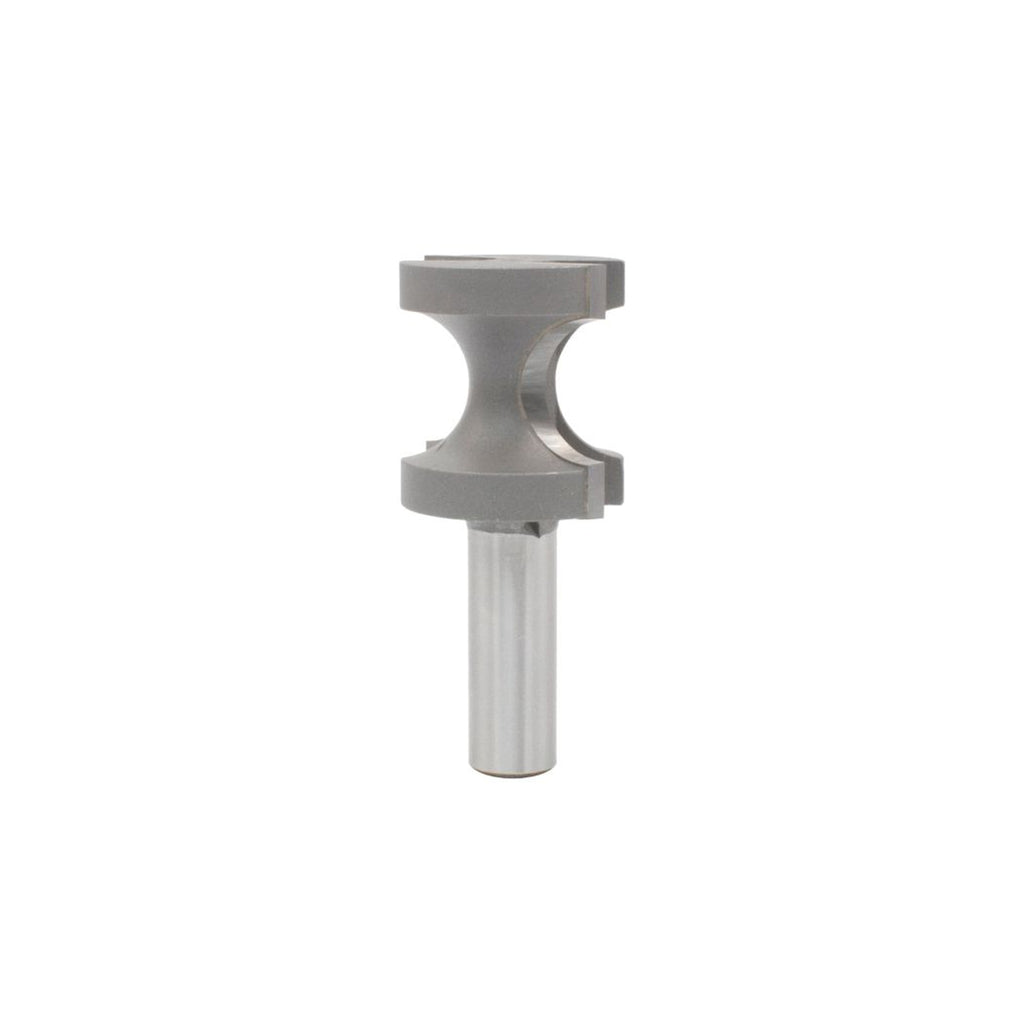 Mèche toupie 1 5/16'' de diamètre, pointe en carbure, embout demi-rond, 2 cannelures, tige 1/2'', longueur 2 7/8''