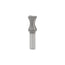 Mèche toupie 13/16'' de diamètre, pointe en carbure, embout plat, 2 cannelures, tige 1/2'', longueur 2 3/4''