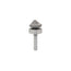 Mèche toupie 7/8'' de diamètre, pointe en carbure, fraise à rainurer à fond rond avec roulement à billes supérieur, 2 cannelures, tige de 1/4'', longueur de 2''