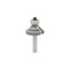 Mèche toupie 1-3/8'' de diamètre, pointe en carbure, embout à filet Ogee avec roulement à billes, 2 cannelures, tige 1/4'', longueur 2 3/16''