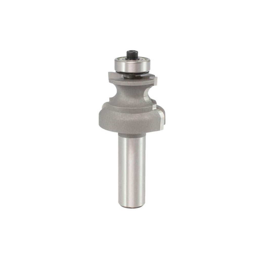 Mèche toupie 13/16'' de diamètre, pointe en carbure, foret de formage de bord, 2 cannelures, tige 1/2'', longueur 2-1/2''
