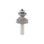 Mèche toupie 1-9/16'' de diamètre, pointe en carbure, foret de formage de bord, 2 cannelures, tige 1/2'', longueur 3-1/16''