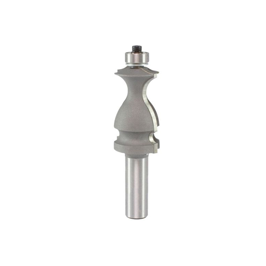 Mèche toupie 1-1/16'' de diamètre, pointe en carbure, embout de moulage, 2 cannelures, tige de 1/2'', longueur de 3-1/2''