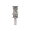 Mèche toupie 1-1/4'' de diamètre, pointe en carbure, mèche à moulure couronnée, 2 cannelures, tige 1/2'', longueur 3-3/4''