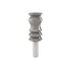 Mèche toupie 1-1/4'' de diamètre, pointe en carbure, mèche à moulure couronnée, 2 cannelures, tige 1/2'', longueur 3-3/4''