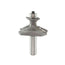 Mèhe de toupie 2'' de diamètre, pointe en carbure, embout de moulage, 2 cannelures, tige 1/2'', longueur 2-7/8''