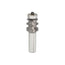 Mèche toupie 7/8'' de diamètre, pointe en carbure, embout double avec roulement à billes, 2 cannelures, tige de 1/2'', longueur de 2-5/8''