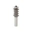 Mèche toupie 7/8'' de diamètre, pointe en carbure, embout triple perlage avec roulement à billes, 2 cannelures, tige 1/2'', longueur 2-7/8''