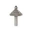 Mèche toupie 1-7/8'' de diamètre, pointe en carbure, embout de moulage classique, 2 cannelures, tige de 1/2'', longueur de 2-7/8''