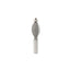 Mèche toupie 1'' de diamètre, pointe en carbure, foret convexe, 2 cannelures, tige de 1/2'', longueur de 3-7/8''