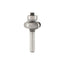 Mèche toupie 7/8'' de diamètre, pointe en carbure, mèche à perler convexe, 2 cannelures, tige de 1/4'', longueur de 2''
