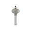 Mèche toupie 1-1/4'' de diamètre, pointe en carbure, mèche à perles convexe, 2 cannelures, tige de 1/2'', longueur de 3''