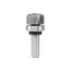 Mèche toupie 1-1/8'' de diamètre, embouts plongeants à anse avec roulement à billes central, 2 cannelures, tige de 1/2'', longueur de 2-5/8''