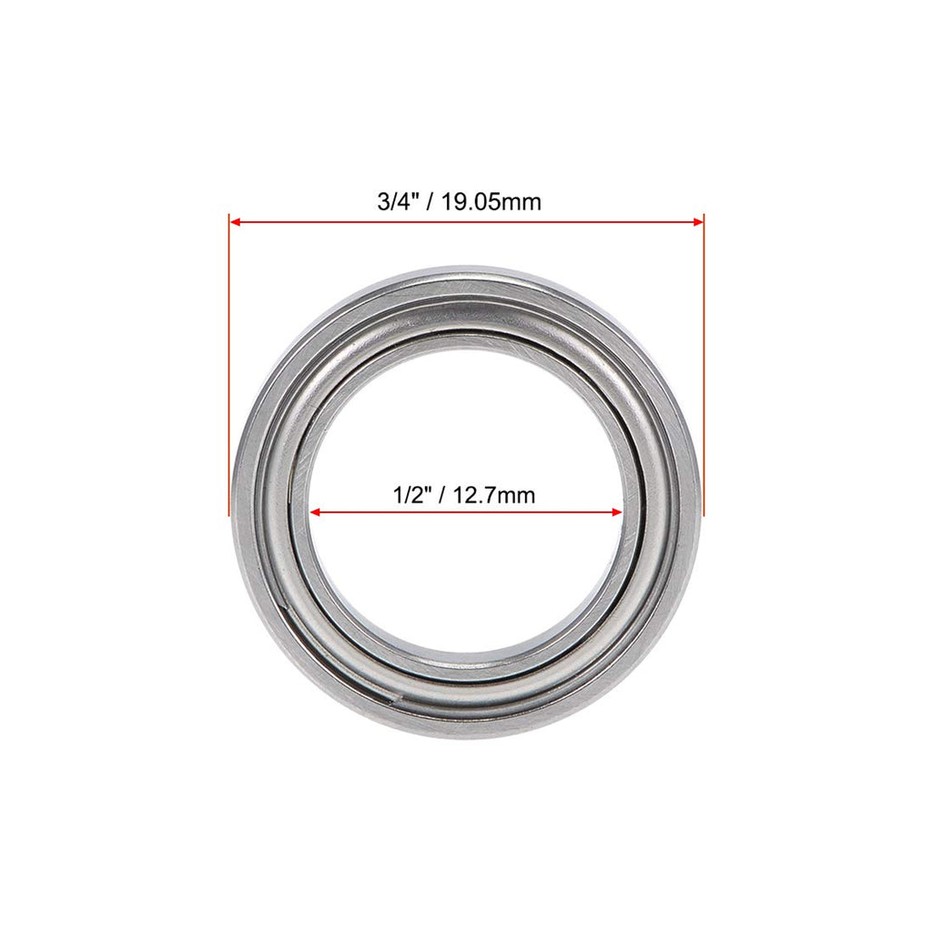 Roulement à billes, 3/4'', diamètre extérieur, diamètre intérieur 1/2'', épaisseur 5/32''