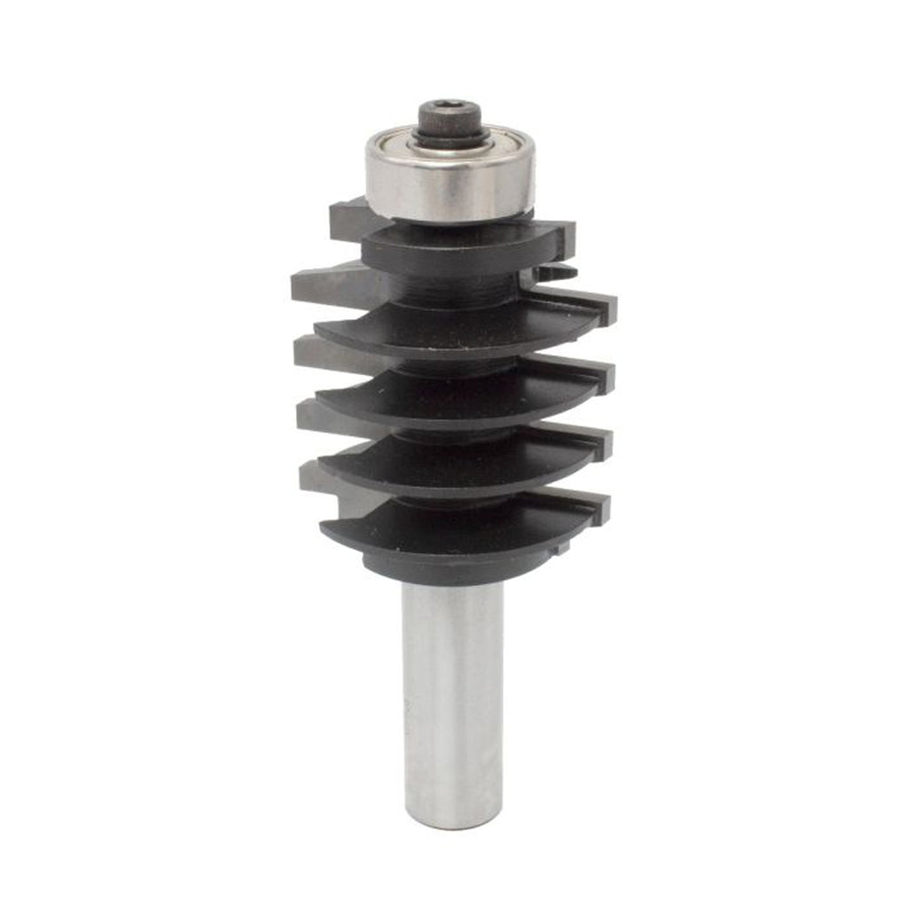 Mèche toupie pour joint doigt, 1-1/2'' de diamètre, pointe en carbure,  2 cannelures, tige 1/2'', longueur 3 9/16''