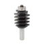 Mèche toupie pour joint doigt, 1-1/2'' de diamètre, pointe en carbure,  2 cannelures, tige 1/2'', longueur 3 9/16''