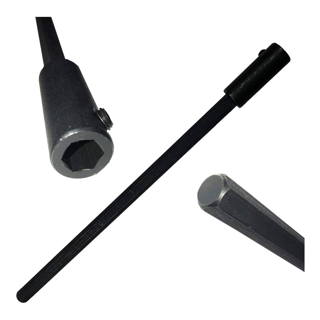 Tige d'extension pour embout WP Forstner avec tige de 7/16'', tige hexagonale de 7/16'', longueur de 12''