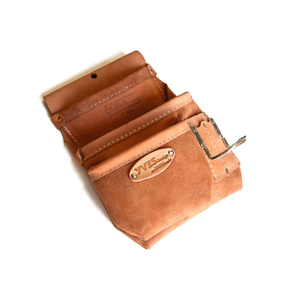 SAC À 3 POCHES EN CUIR AVEC PORTE-MARTEAU - GAUCHE