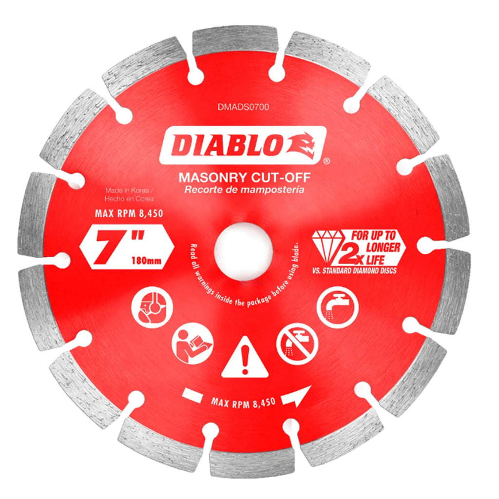 LAME AU DIAMANT 7'' X 7/8''-5/8''