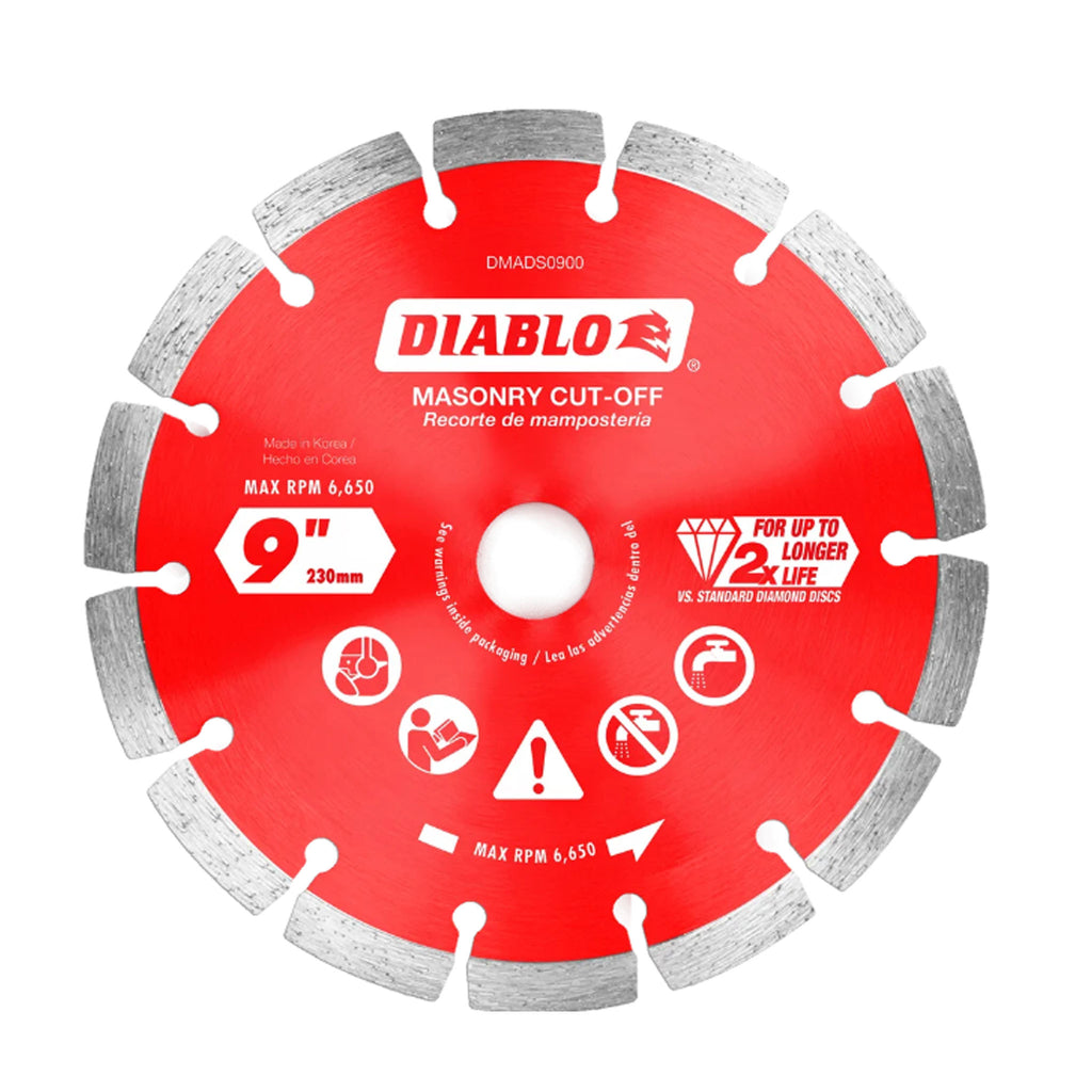 LAME AU DIAMANT 9'' X 7/8''-5/8''
