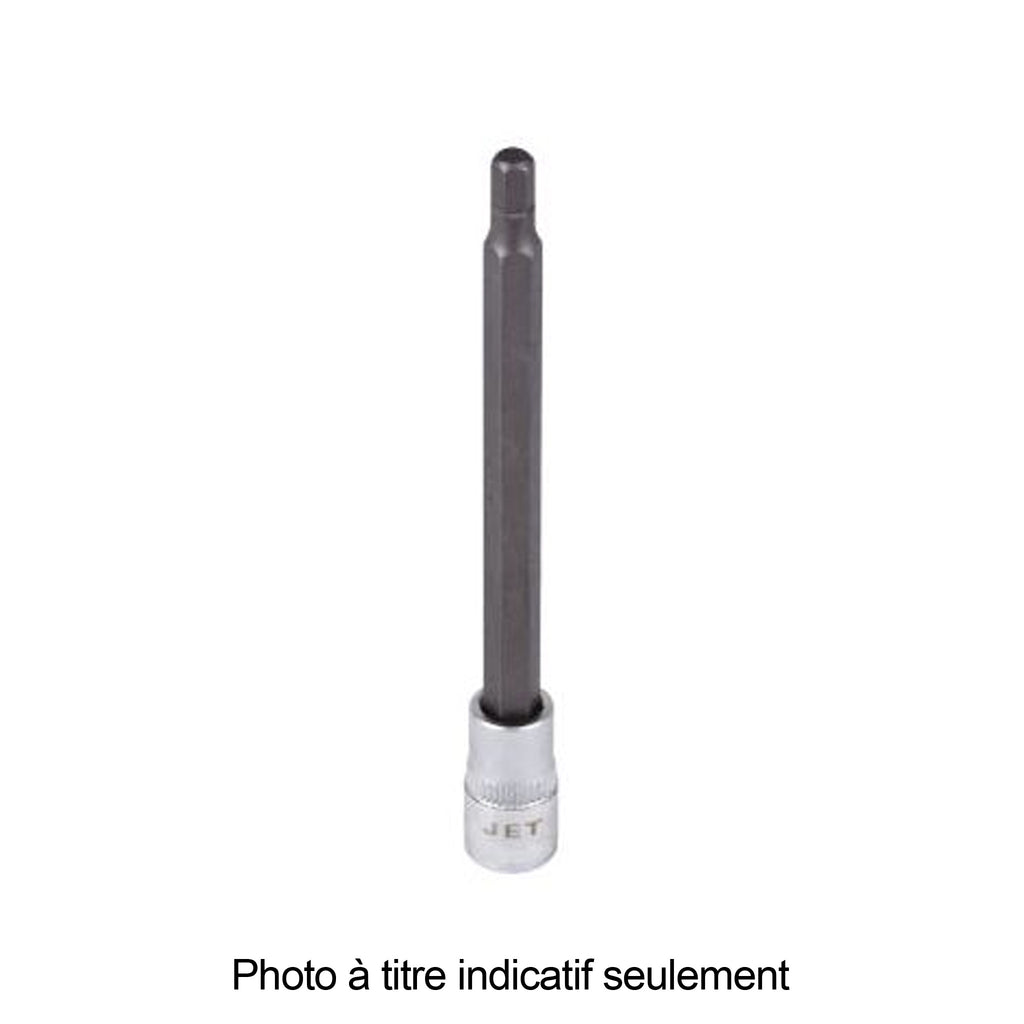 DOUILLE DE 4 PO À EMBOUT HEXAGONALE À PRISE DE 1/4 PO X 4MM S2