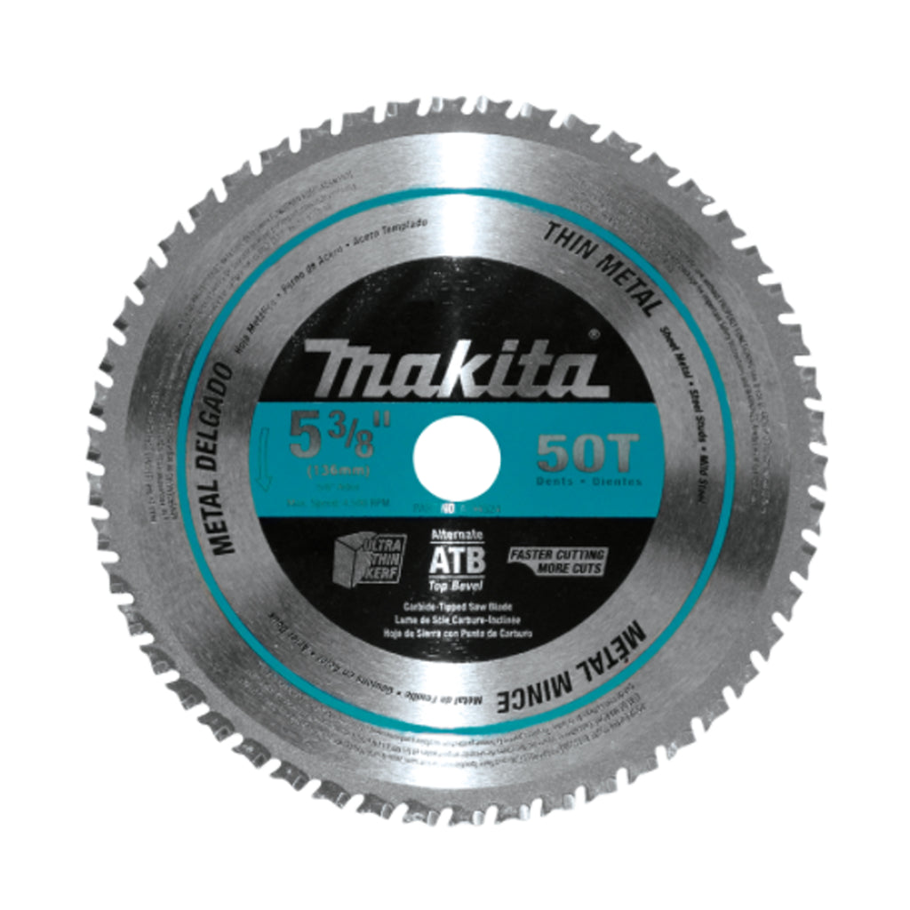 LAME 5-3/8'' X 50DTS POUR COUPE DE MÉTAUX FERREUX  MINCE