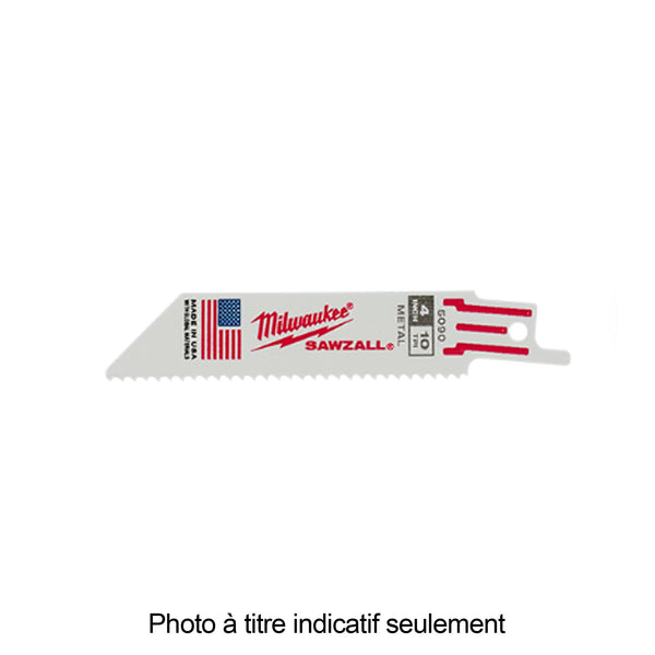 Pack De 27 Lames Milwaukee Sawzall - Coupe Métal, Bi-métal - 1 An Garantie
