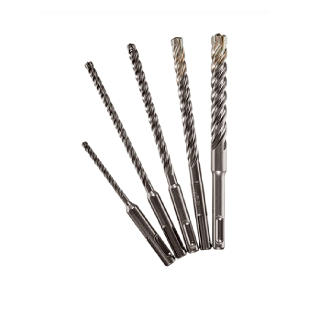 ENSEMBLE DE 5 MÈCHES SDS À BÉTON (MX4)