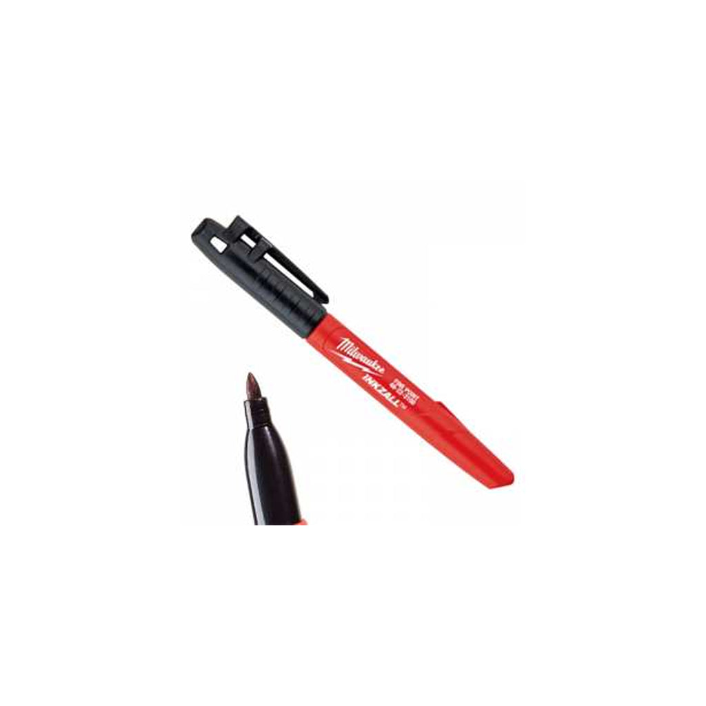 MARQUEUR NOIR POINTE FINE PQT/4