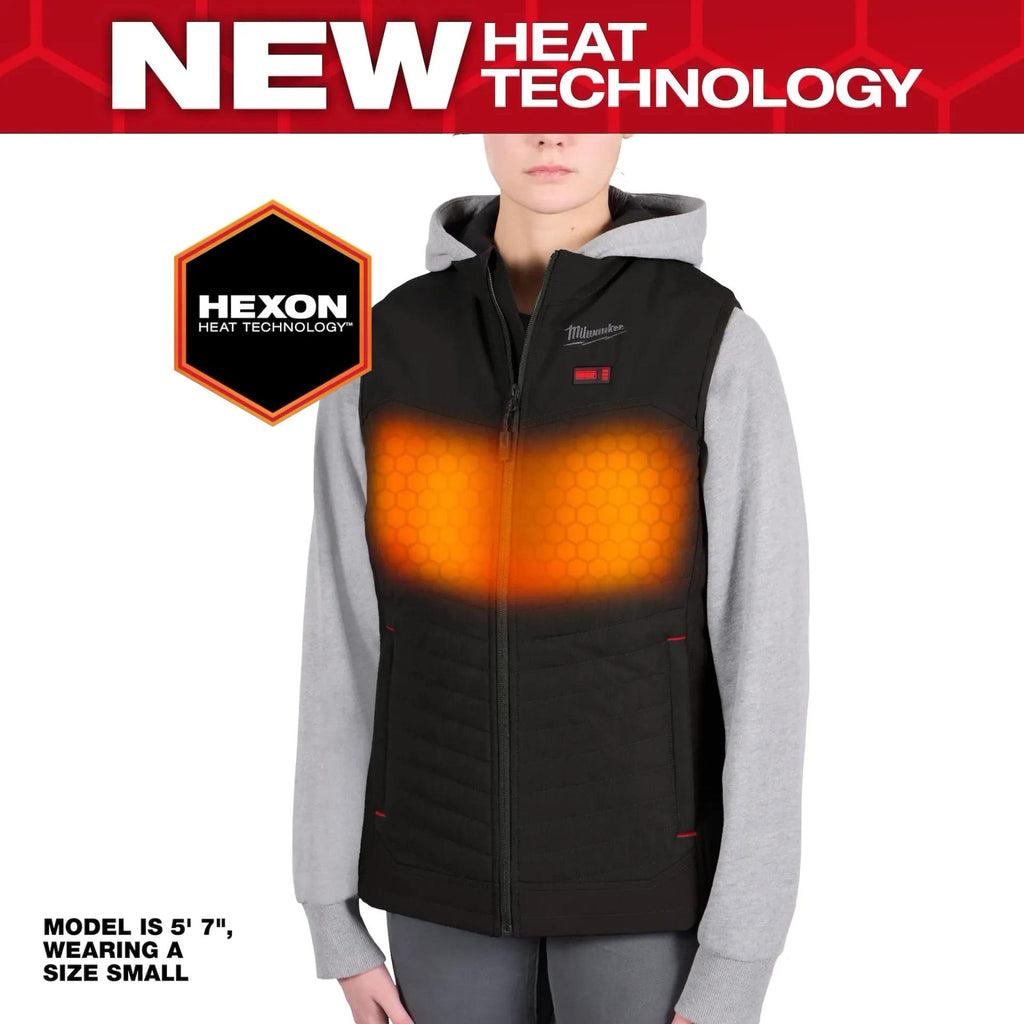 VESTE CHAUFFANTE AXIS FEMME NOIR + 1 BATTERIE (XS)