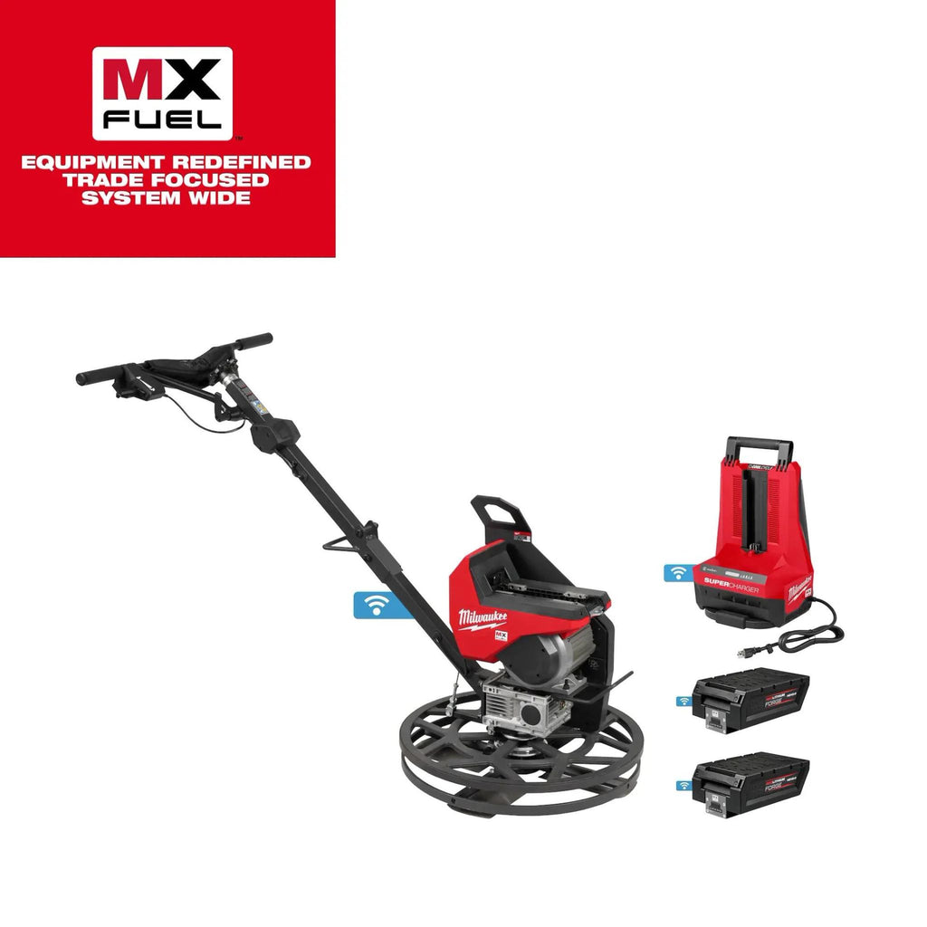 Ensemble de truelle de bordure à conducteur marchant MX FUEL™ 24''