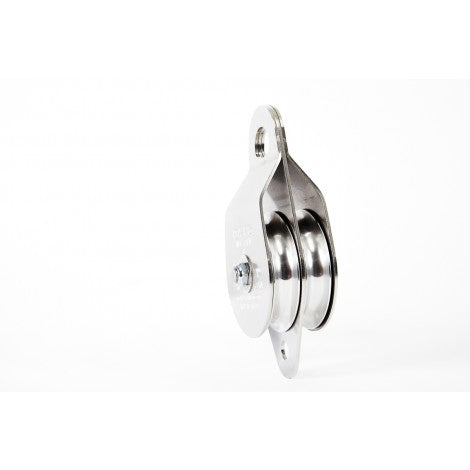 Poulie double à côtés oscillants avec 2 roues 100mm