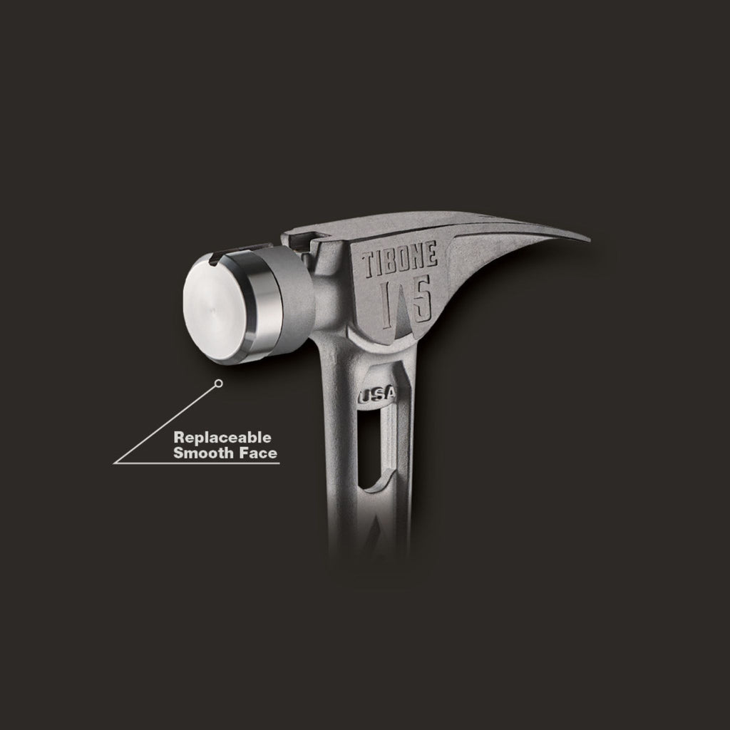MARTEAU 15OZ TIBONE™ AVEC TÊTE LISSE